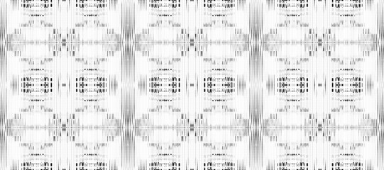Abstract seamless black and white halftone fashion pillow pattern, grunge  fabric texture