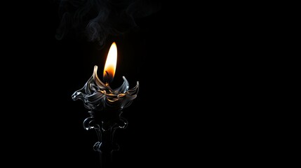 Fototapeta premium night light black background