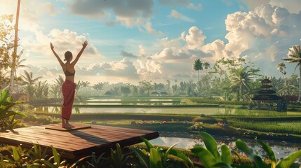 relaxation yoga bali © vectorwin