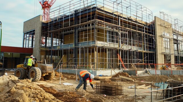 project school under construction