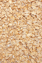 Rolled oats texture, food background