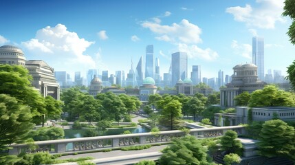 Fototapeta premium modern design city background
