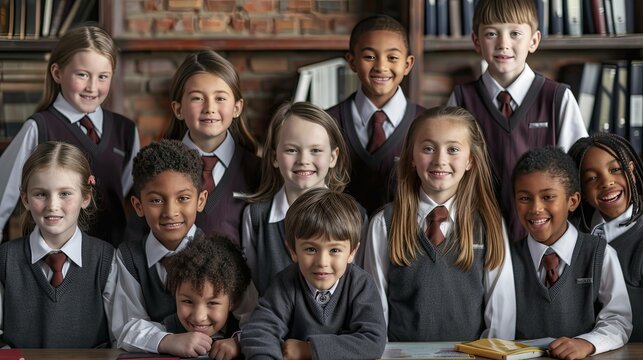 pose school portrait