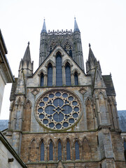 Lincoln Cathedral, one of Europe's finest Gothic buildings. UK
