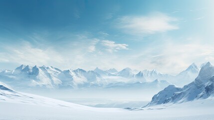 frozen cold landscape background