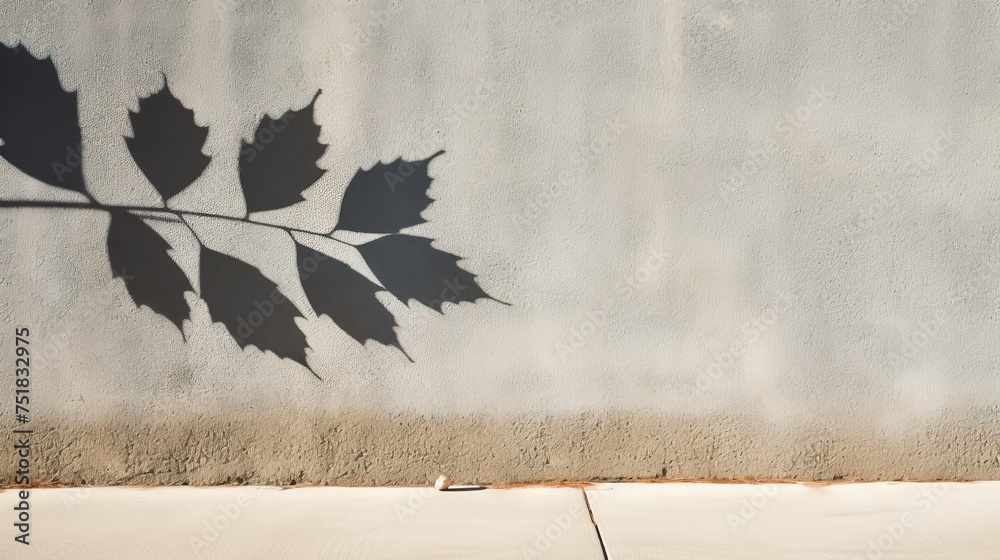 Canvas Prints green shadow leaves background