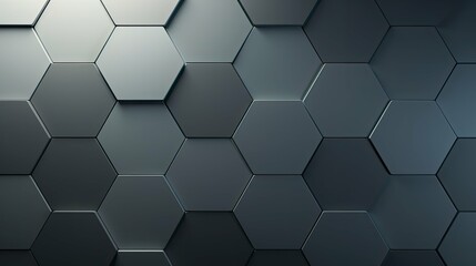 geometric grey hexagon background