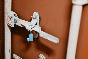 Compliant Shipping Container Customs Seal On Door Lock