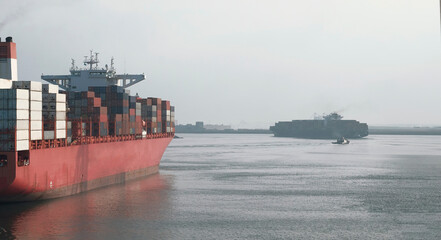 Cargo Container Freight Ship In The Port © I am from Mykolayiv