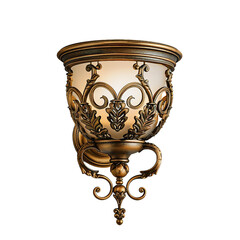 Wall Sconces, transparent background, isolated image, generative AI