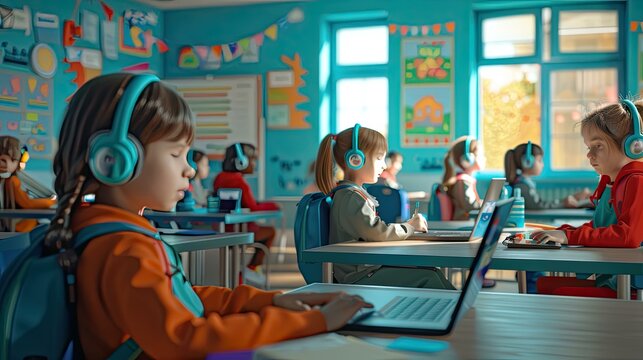 classroom e learning grade school