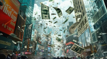 prosperity money raining