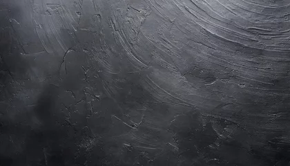 Tuinposter black plain concrete textured background © Deanne