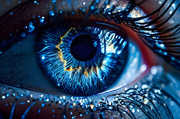 Eyes of Enchantment: Stunning Close-Up of Mesmerizing Iris