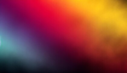 multicolor gradient backdrop a flat lay dark solid colorful red yellow purple vaporwave black flat solid background fog mist smoothr with gradient flat material background - obrazy, fototapety, plakaty