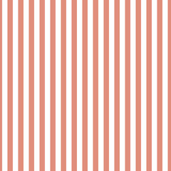 Peach and white vertical stripes seamless background