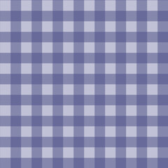 Fototapeta premium Gingham pattern seamless Plaid repeat in blue and white. Design for print, tartan, gift wrap, textiles, checkered background for tablecloth