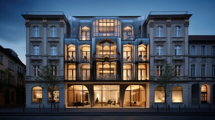 suite hotel apartment building
