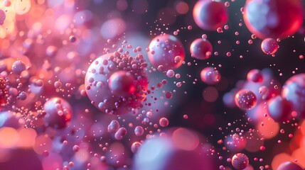 Abstract Science nanoparticles