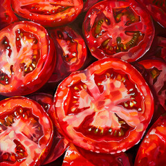 sliced tomatoes