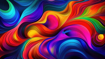 Fototapeta premium geometric graphic colorful background