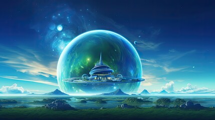universe space house background