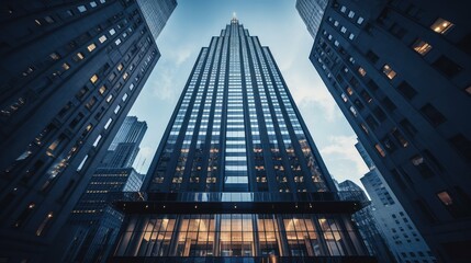 wealth financial skyscraper building
