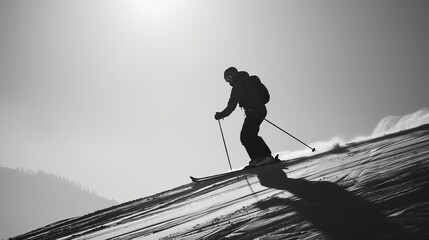 ski silhouette 