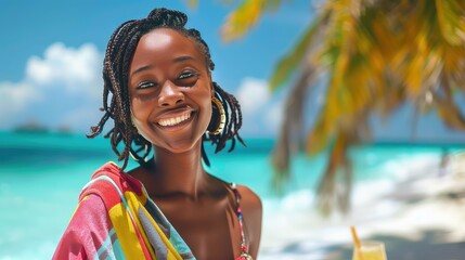 travel black woman vacation