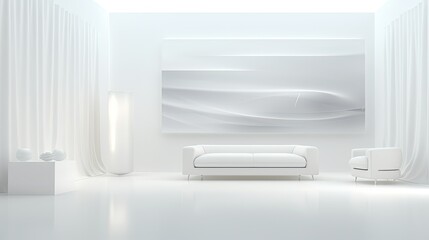 modern design blurred room