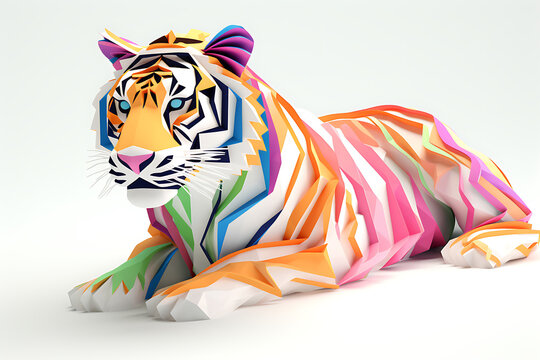  Vibrant Soft Pop Tiger