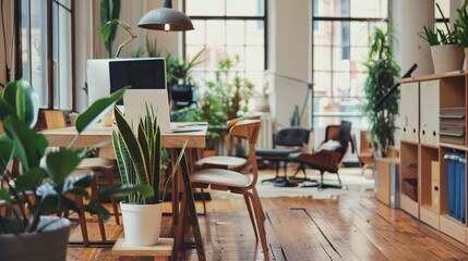 Fototapeta premium Work space comfortable, Modern workplace.