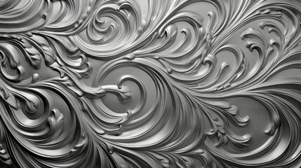 effect decoration silver background