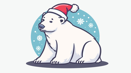 Christmas polar bear 