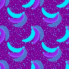 Summer print with fruit seamless abstract banana pattern for fabrics and linens and party accessories
