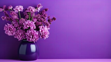 aesthetic display violet background
