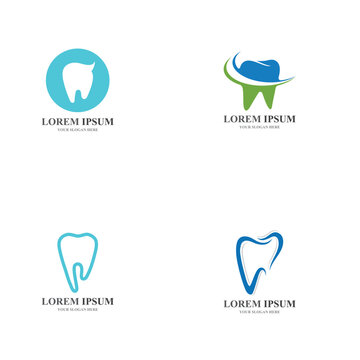 Dental care logo Template vector illustration