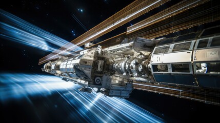 cosmos space blurred lights