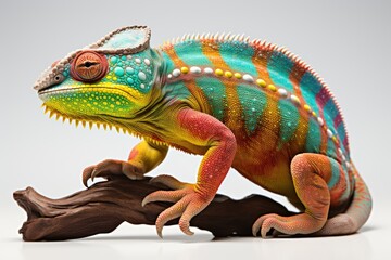 Captivating chameleon: a stunning showcase of nature's master of camouflage and adaptability, the versatile and enchanting chameleon in its vibrant and ever-changing hues