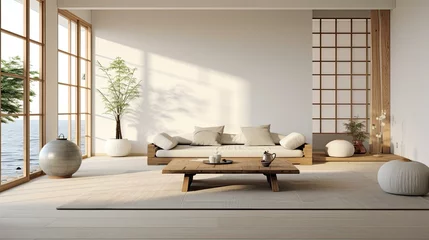 Gordijnen calm harmony zen background © vectorwin
