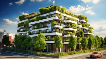 Obraz premium house design apartment building