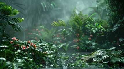 soil plants rain