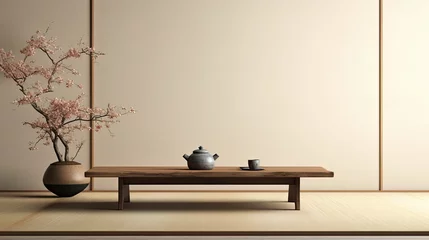 Foto op Plexiglas tranquility japanese zen background © vectorwin