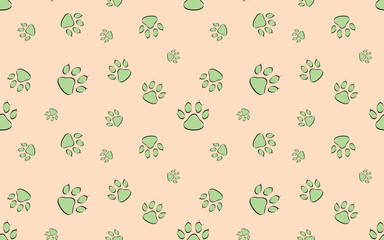 the pattern. seamless pattern. textile. wallpaper. background. pattern. seamless. ecology. trees. trace. minimalistic pattern. vector.