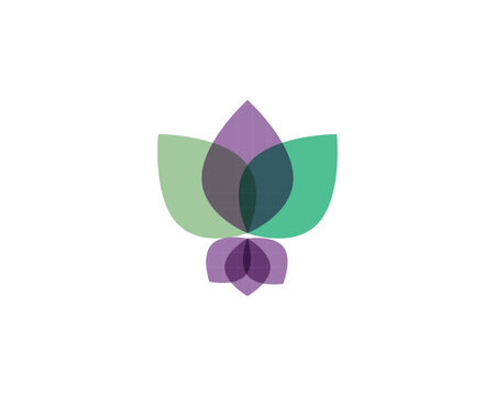 Lotus Flower Sign for Wellness, Spa and Yoga