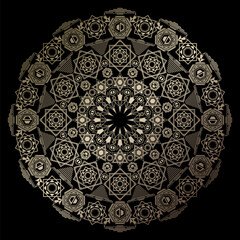 曼荼羅のベクターイラスト