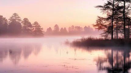 Foto op Canvas water lake landscape background © vectorwin