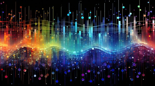 technology digital music background