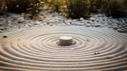 Fototapeta na wymiar serenity circle zen background