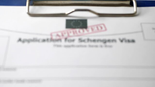 Apllication for schengen visa approved